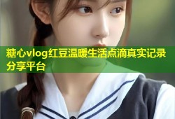 糖心vlog红豆温暖生活点滴真实记录分享平台