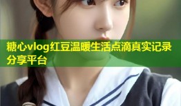 糖心vlog红豆温暖生活点滴真实记录分享平台