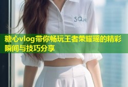 糖心vlog带你畅玩王者荣耀瑶的精彩瞬间与技巧分享