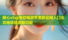 糖心vlog带你畅游苹果新官网入口全攻略体验最新功能