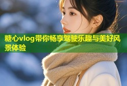 糖心vlog带你畅享驾驶乐趣与美好风景体验