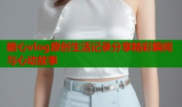 糖心vlog原创生活记录分享精彩瞬间与心动故事