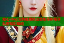 糖心vlog污黄视频精选合集带你畅享私密精彩瞬间