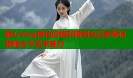 糖心vlog唐伯虎精彩瞬间全记录带你领略古今艺术魅力