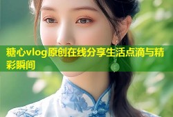 糖心vlog原创在线分享生活点滴与精彩瞬间