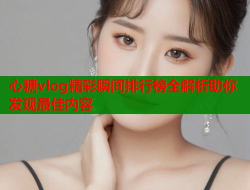 心糖vlog精彩瞬间排行榜全解析助你发现最佳内容